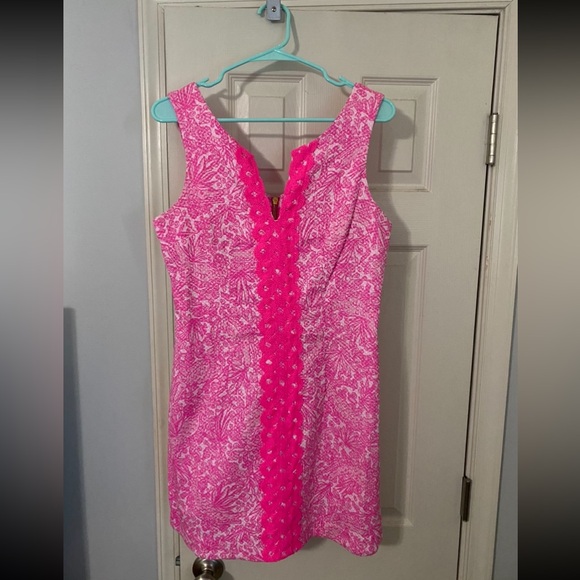 Lilly Pulitzer See Ya Later Pink Shift Dress - Picture 9 of 11